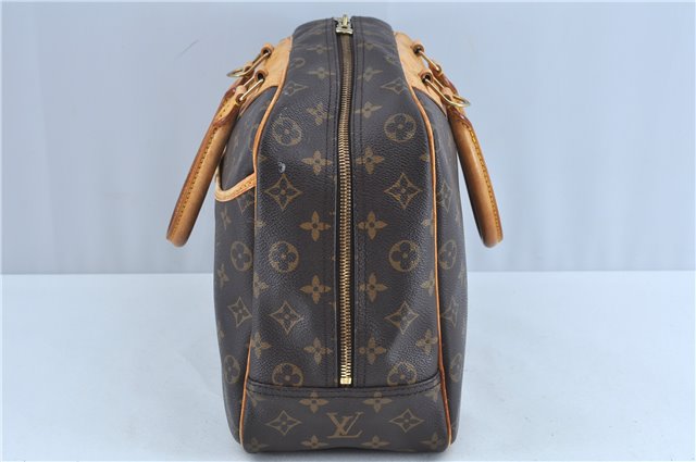 Authentic Louis Vuitton Monogram Deauville Hand Bag M47270 LV J7649