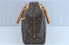 Authentic Louis Vuitton Monogram Deauville Hand Bag M47270 LV J7649