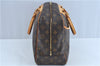 Authentic Louis Vuitton Monogram Deauville Hand Bag M47270 LV J7649