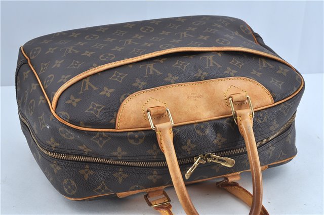 Authentic Louis Vuitton Monogram Deauville Hand Bag M47270 LV J7649