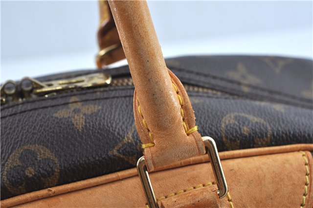 Authentic Louis Vuitton Monogram Deauville Hand Bag M47270 LV J7649