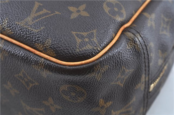 Authentic Louis Vuitton Monogram Deauville Hand Bag M47270 LV J7649