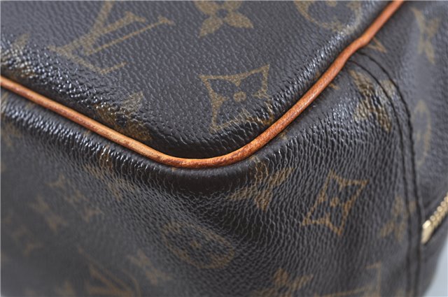 Authentic Louis Vuitton Monogram Deauville Hand Bag M47270 LV J7649