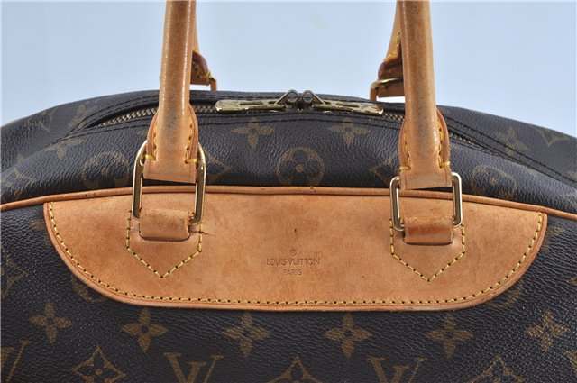 Authentic Louis Vuitton Monogram Deauville Hand Bag M47270 LV J7649