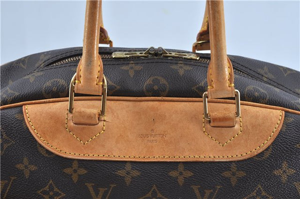 Authentic Louis Vuitton Monogram Deauville Hand Bag M47270 LV J7649