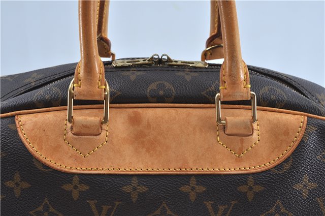 Authentic Louis Vuitton Monogram Deauville Hand Bag M47270 LV J7649