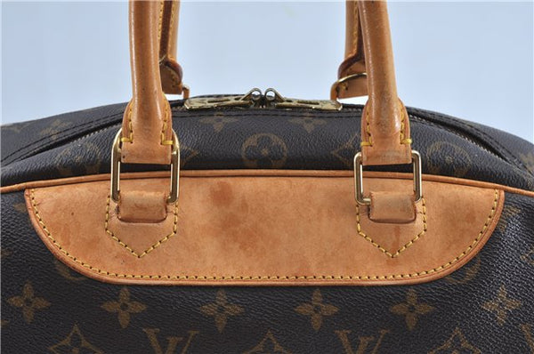 Authentic Louis Vuitton Monogram Deauville Hand Bag M47270 LV J7649