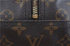 Authentic Louis Vuitton Monogram Deauville Hand Bag M47270 LV J7649