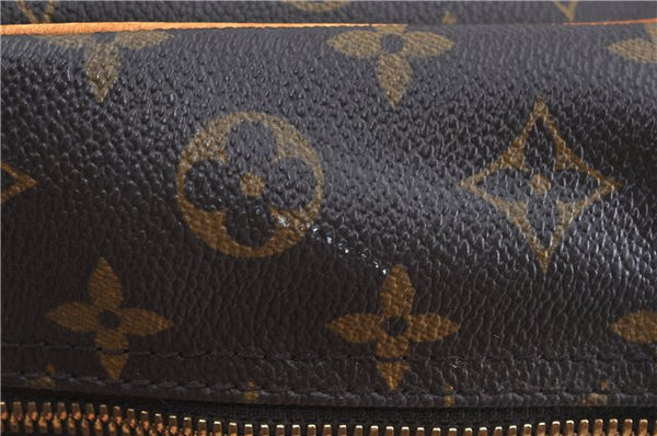 Authentic Louis Vuitton Monogram Deauville Hand Bag M47270 LV J7649