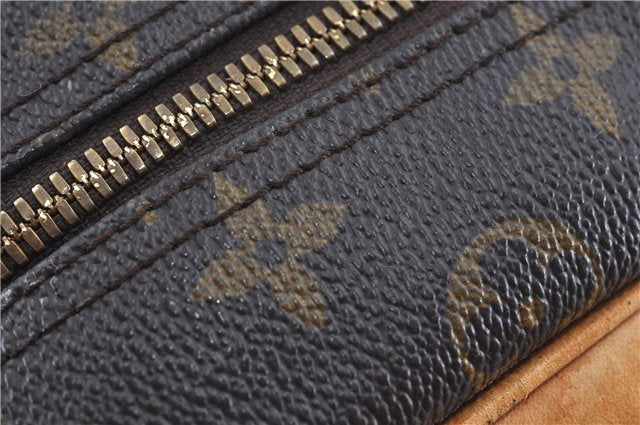 Authentic Louis Vuitton Monogram Deauville Hand Bag M47270 LV J7649