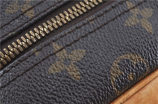 Authentic Louis Vuitton Monogram Deauville Hand Bag M47270 LV J7649