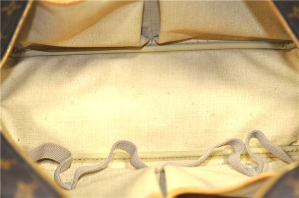 Authentic Louis Vuitton Monogram Deauville Hand Bag M47270 LV J7649