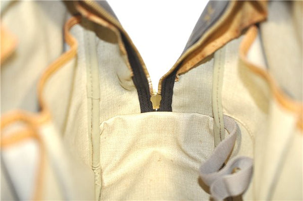 Authentic Louis Vuitton Monogram Deauville Hand Bag M47270 LV J7649