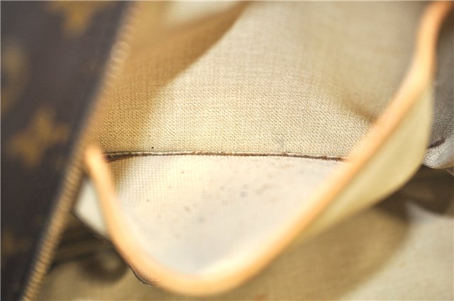 Authentic Louis Vuitton Monogram Deauville Hand Bag M47270 LV J7649