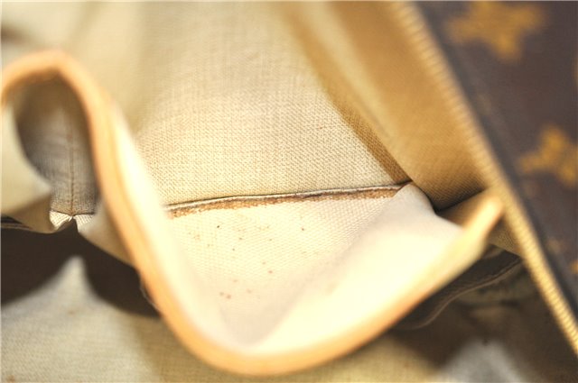 Authentic Louis Vuitton Monogram Deauville Hand Bag M47270 LV J7649