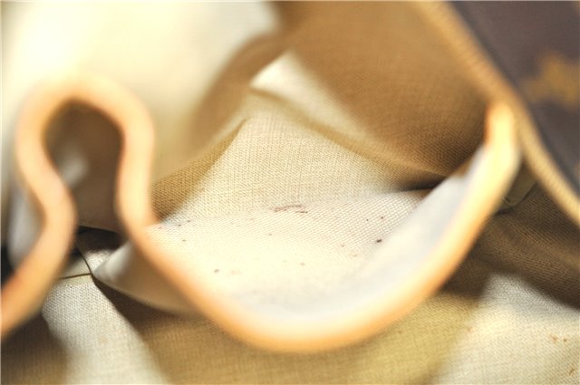 Authentic Louis Vuitton Monogram Deauville Hand Bag M47270 LV J7649