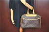 Authentic Louis Vuitton Monogram Deauville Hand Bag M47270 LV J7649