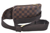 Authentic Louis Vuitton Damier Geronimos Waist Body Bag N51994 LV J7677