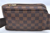 Authentic Louis Vuitton Damier Geronimos Waist Body Bag N51994 LV J7677