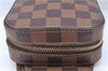 Authentic Louis Vuitton Damier Geronimos Waist Body Bag N51994 LV J7677