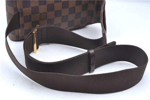Authentic Louis Vuitton Damier Geronimos Waist Body Bag N51994 LV J7677