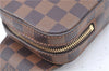 Authentic Louis Vuitton Damier Geronimos Waist Body Bag N51994 LV J7677