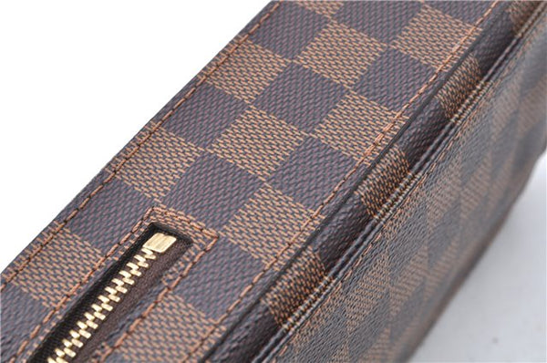 Authentic Louis Vuitton Damier Geronimos Waist Body Bag N51994 LV J7677