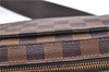 Authentic Louis Vuitton Damier Geronimos Waist Body Bag N51994 LV J7677