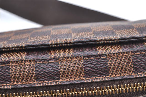 Authentic Louis Vuitton Damier Geronimos Waist Body Bag N51994 LV J7677