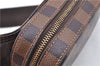 Authentic Louis Vuitton Damier Geronimos Waist Body Bag N51994 LV J7677