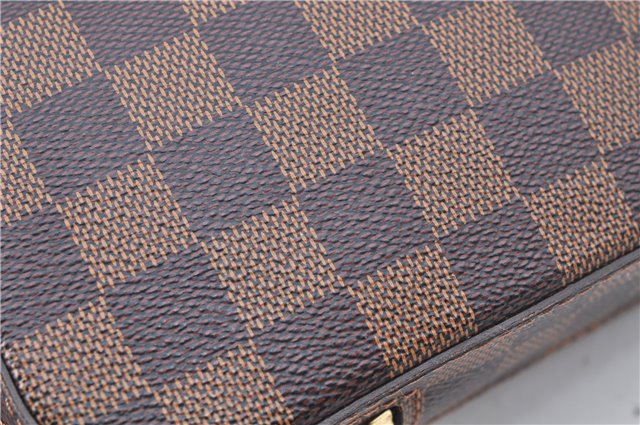 Authentic Louis Vuitton Damier Geronimos Waist Body Bag N51994 LV J7677