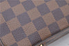 Authentic Louis Vuitton Damier Geronimos Waist Body Bag N51994 LV J7677
