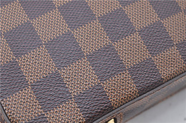 Authentic Louis Vuitton Damier Geronimos Waist Body Bag N51994 LV J7677