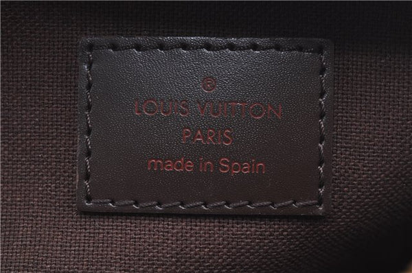 Authentic Louis Vuitton Damier Geronimos Waist Body Bag N51994 LV J7677