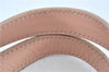 Authentic FENDI Zucchino Hand Tote Bag Purse Canvas Leather Light Pink  J7680