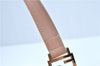 Authentic FENDI Zucchino Hand Tote Bag Purse Canvas Leather Light Pink  J7680