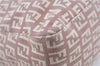 Authentic FENDI Zucchino Hand Tote Bag Purse Canvas Leather Light Pink  J7680