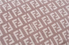 Authentic FENDI Zucchino Hand Tote Bag Purse Canvas Leather Light Pink  J7680