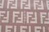 Authentic FENDI Zucchino Hand Tote Bag Purse Canvas Leather Light Pink  J7680