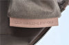Authentic FENDI Zucchino Hand Tote Bag Purse Canvas Leather Light Pink  J7680