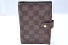 Authentic Louis Vuitton Damier Agenda PM Notebook Cover R20700 Box J7694