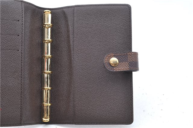 Authentic Louis Vuitton Damier Agenda PM Notebook Cover R20700 Box J7694