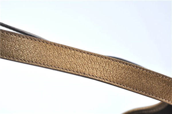 Authentic GUCCI Abbey Shoulder Tote Bag GG Canvas Leather 130736 Beige J7695