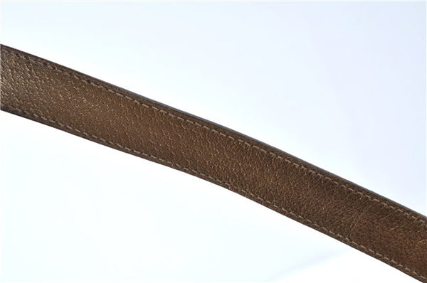 Authentic GUCCI Abbey Shoulder Tote Bag GG Canvas Leather 130736 Beige J7695