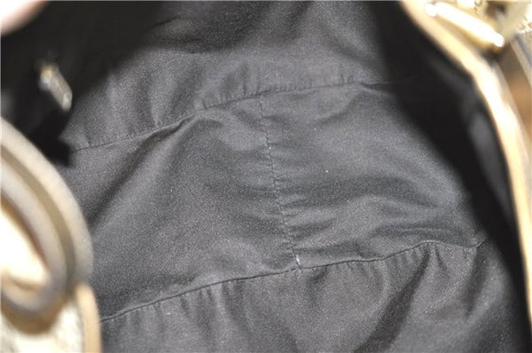 Authentic GUCCI Abbey Shoulder Tote Bag GG Canvas Leather 130736 Beige J7695