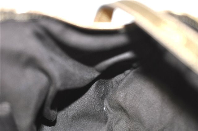 Authentic GUCCI Abbey Shoulder Tote Bag GG Canvas Leather 130736 Beige J7695