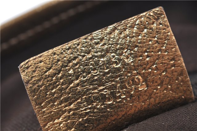 Authentic GUCCI Abbey Shoulder Tote Bag GG Canvas Leather 130736 Beige J7695