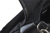 Authentic PRADA Nylon Tessuto Leather Shoulder Cross Body Bag Purse Black J7697