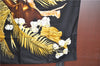 Authentic HERMES Carre 90 Scarf "Turbans des reines" Silk Black J7704