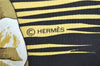 Authentic HERMES Carre 90 Scarf "Turbans des reines" Silk Black J7704